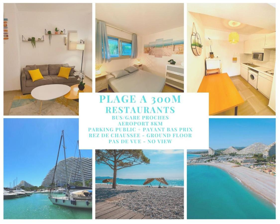 Superbe appartement à 300m de la plage, RDC - FAME MARINA BAIE DES ANGES Villeneuve-Loubet Extérieur photo